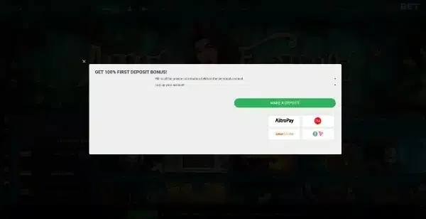 Banking Methods on 22bet Casino