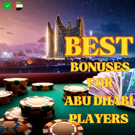 money and chips on the casino table against the backdrop of night Abu Dhabi