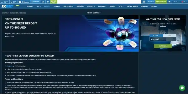 1xbet is one of the Best Betting Sites in the UAE