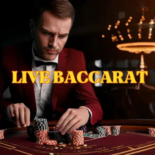 man sitting in front of baccarat table with chips