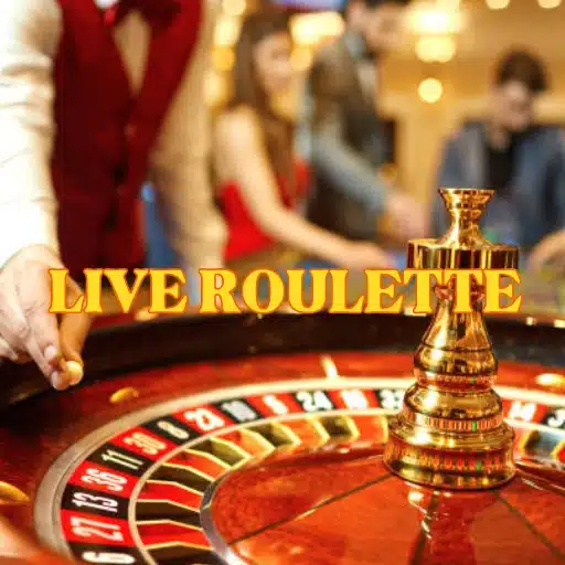 Croupier spins roulette in a casino